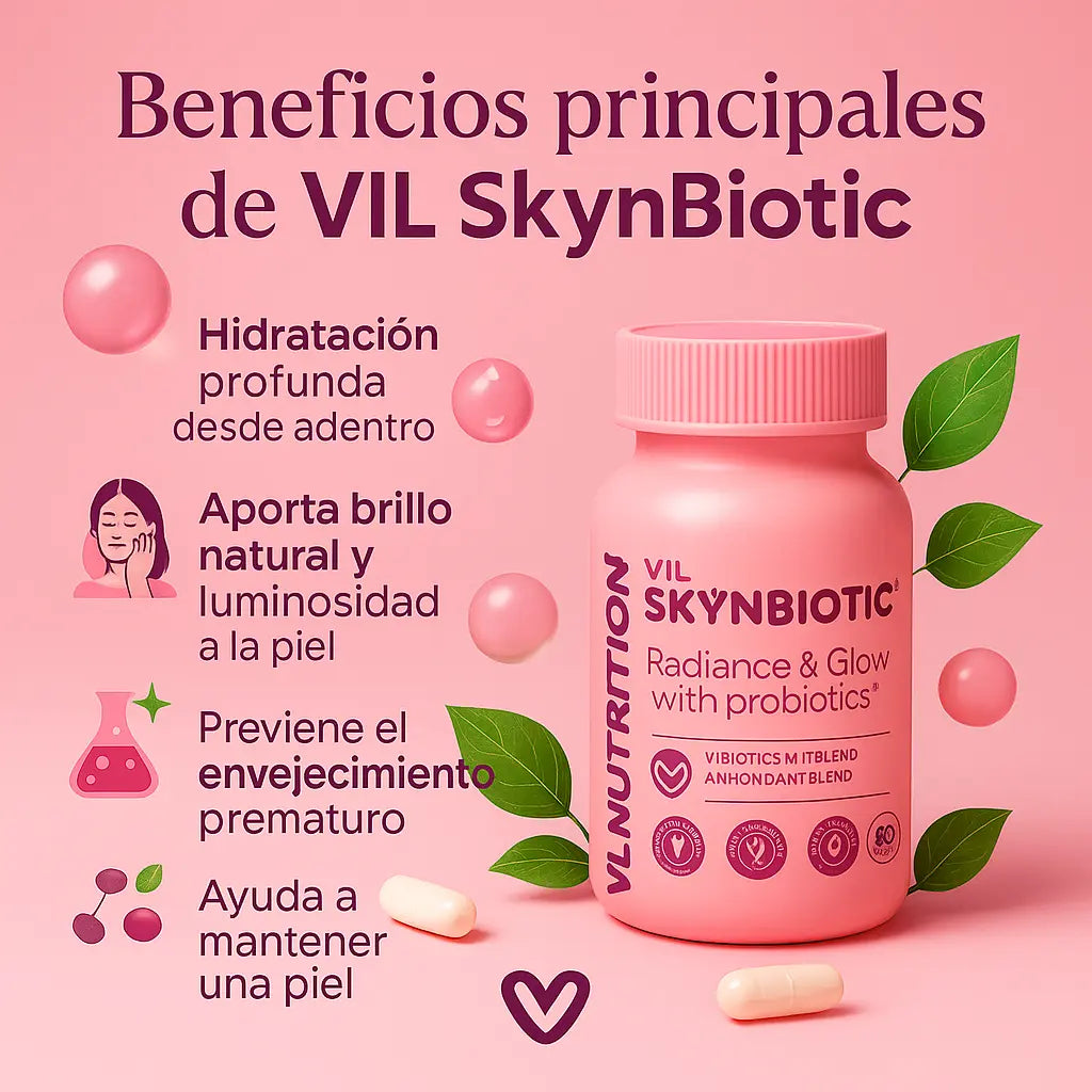 VIL SkYnBiotic™ – Probiótico para piel luminosa desde adentro ✨
